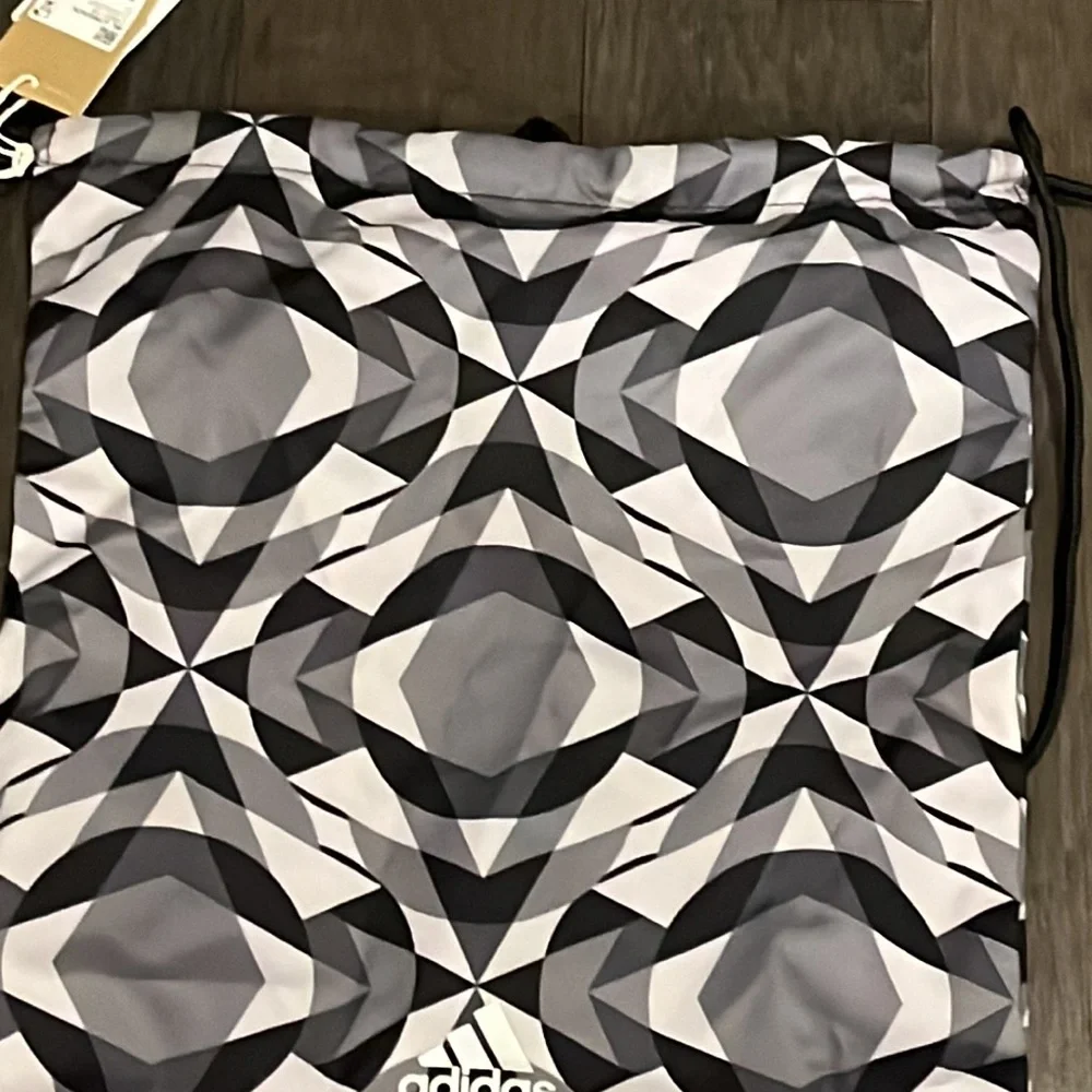 Adidas Wanderlust Festival Yoga Gym Sack Bag new black grey Women’s